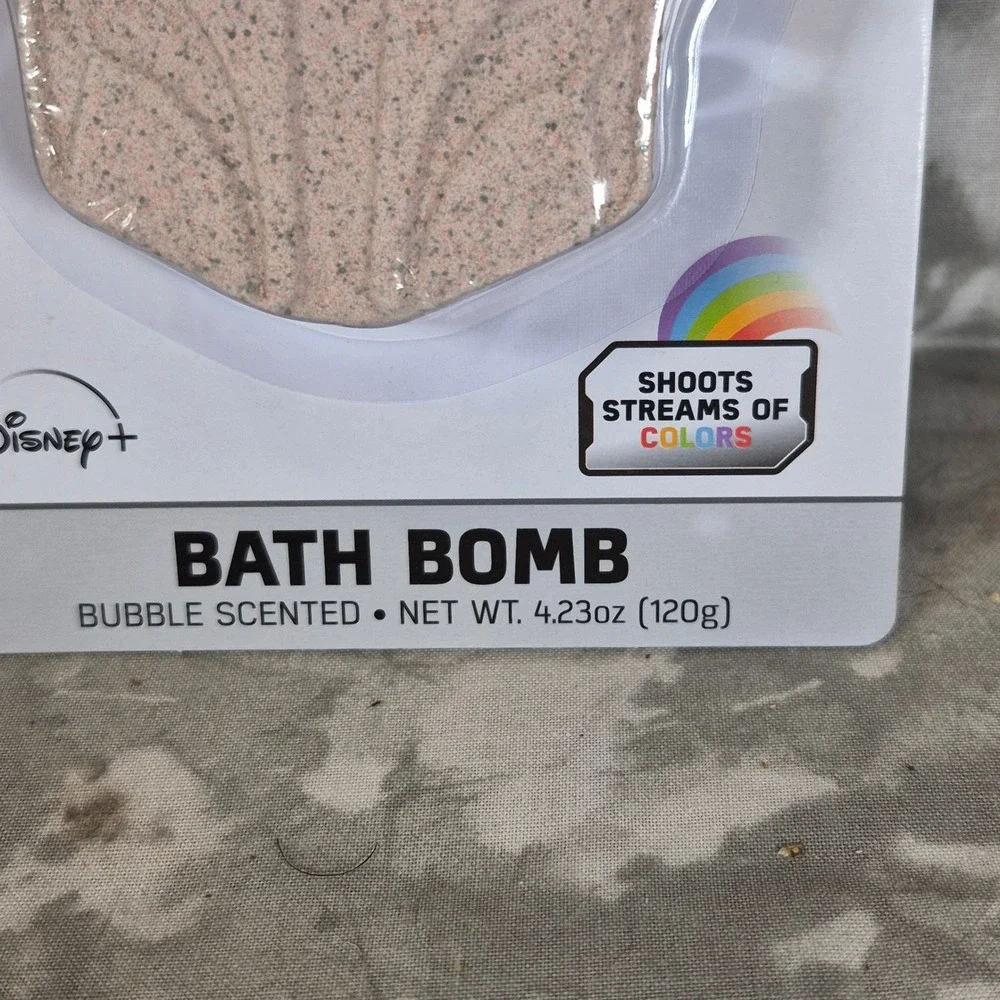 Star Wars The Mandalorian Bath Bomb Set of 3 Bubble Scented Rainbow Color Stream